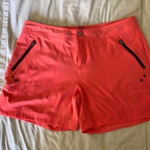 Title Nine rogue coral board shorts